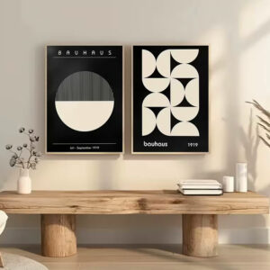 2 Impressions d’Art Géométrique Bauhaus
