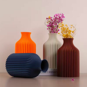Vase design et bohème pour fleurs séchées